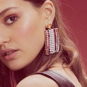 Bianca Crystal Earrings || For Love & Lemons